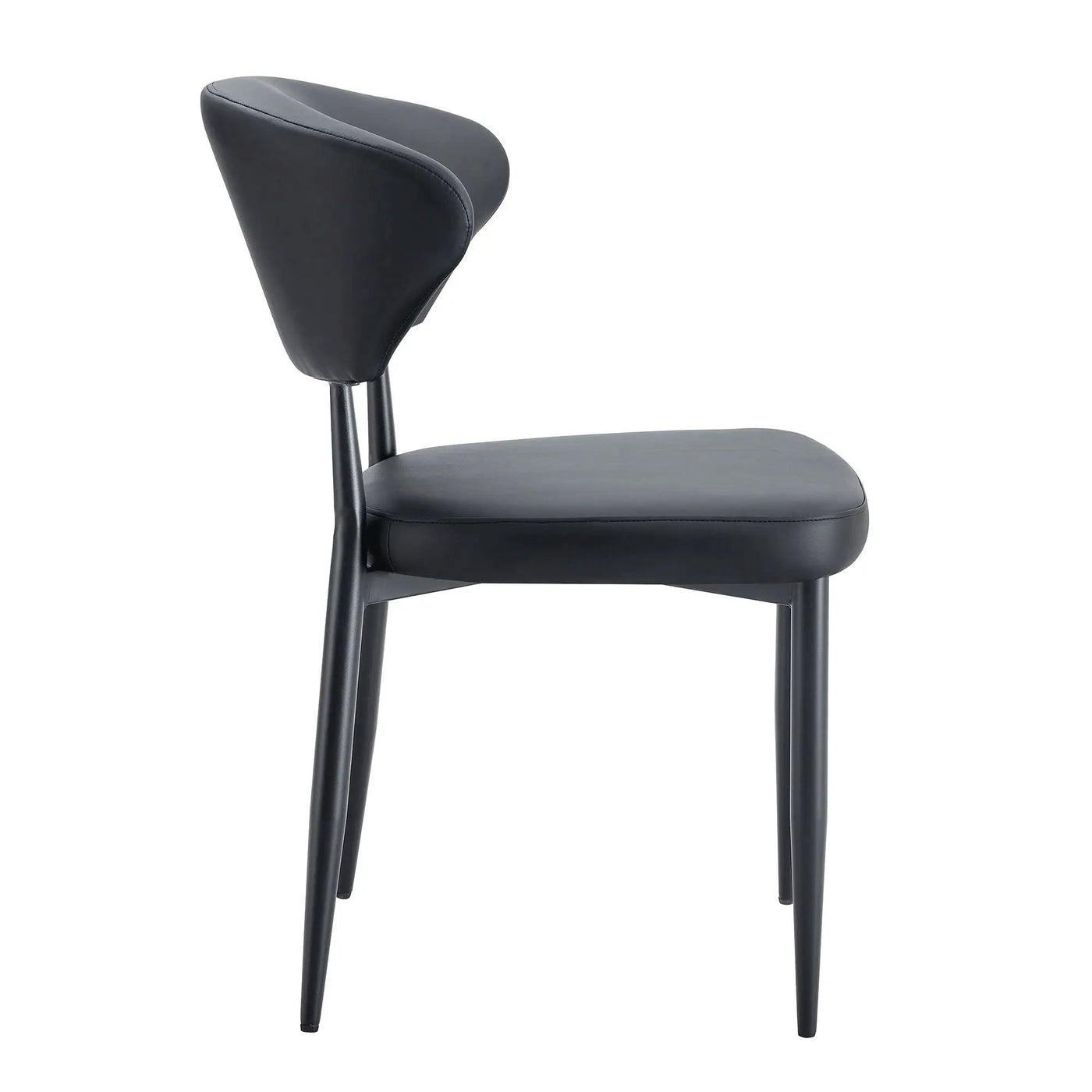 Minimalist Ergonomic Dining Chair With Curved Backres (Set of 4) by HouseOfZazla