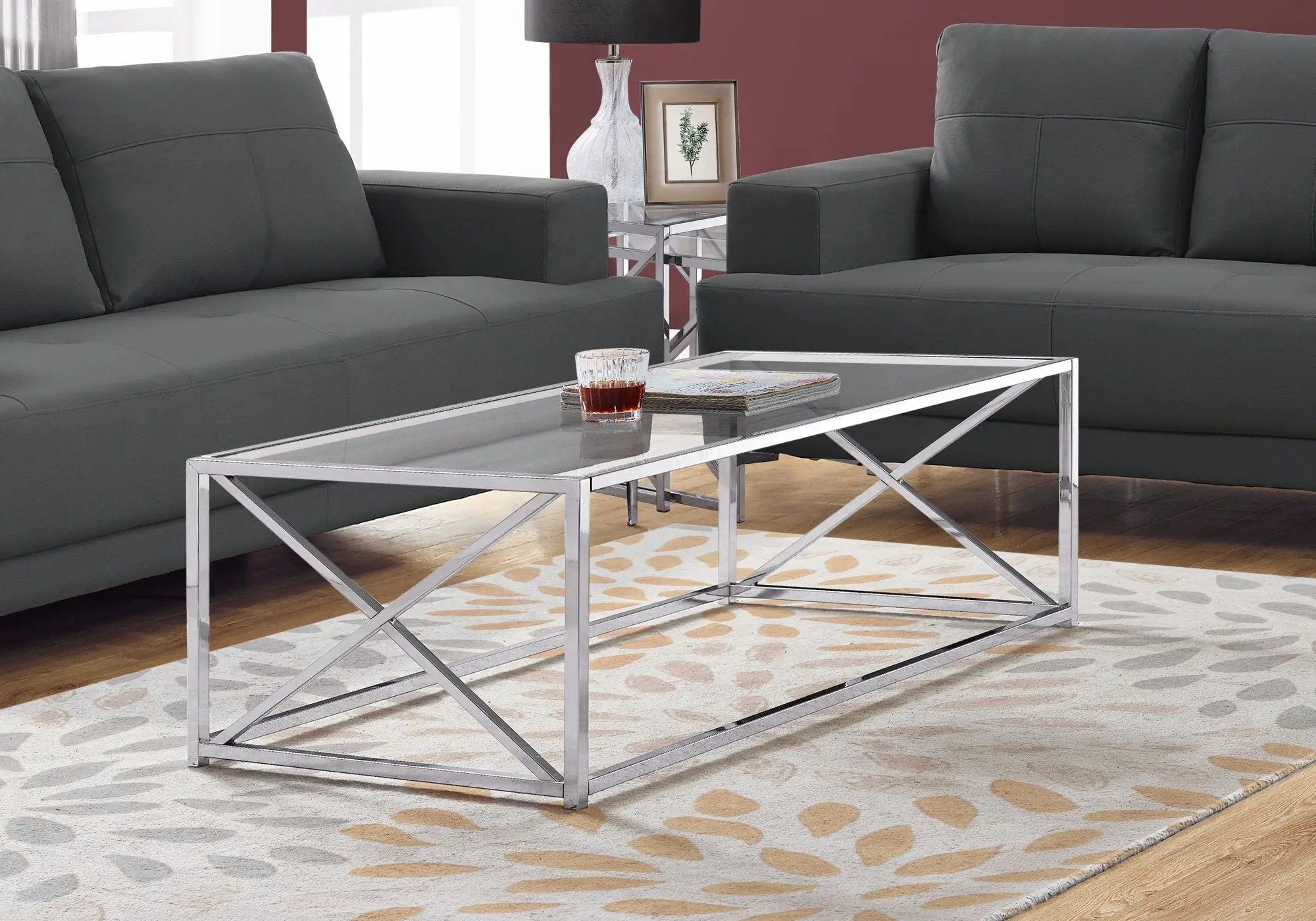 Table, Rectangular, Contemporary & Modern - Chrome by Unique Piece Furniture