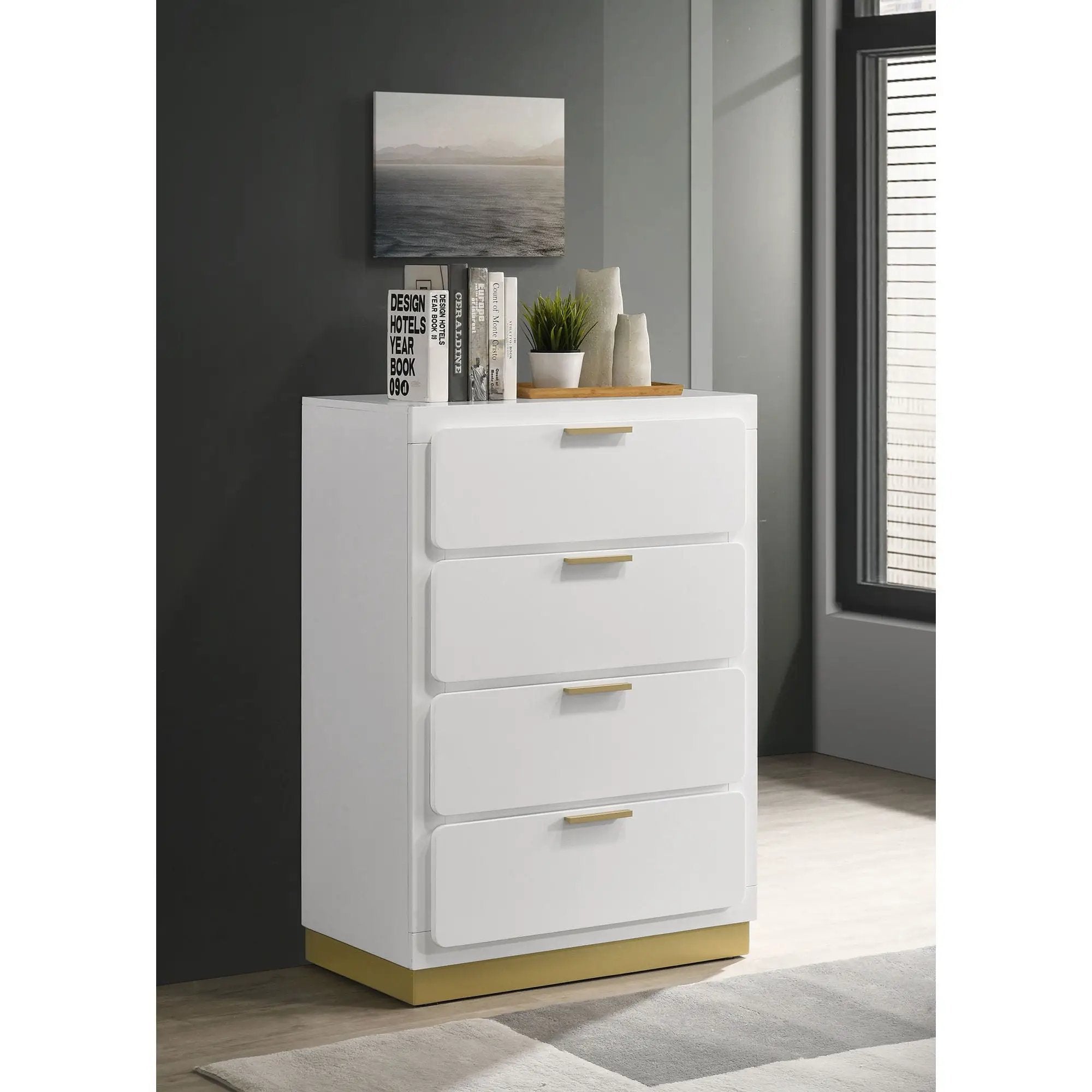 Sophia - 4 Drawer Chest by HouseOfZazla
