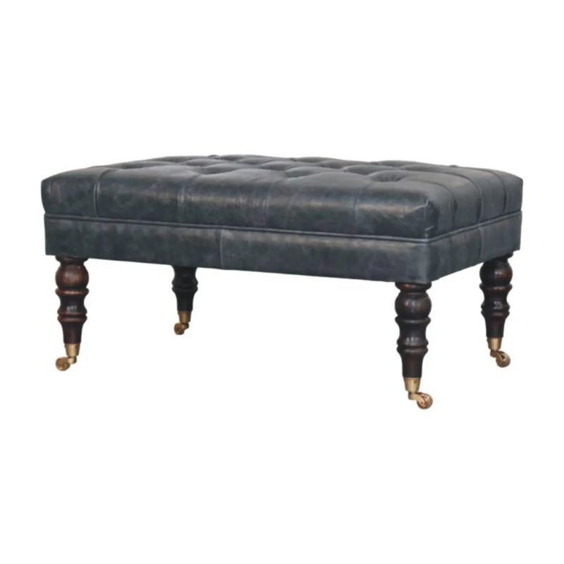Buffalo - Ottoman With Castor Legs by HouseOfZazla
