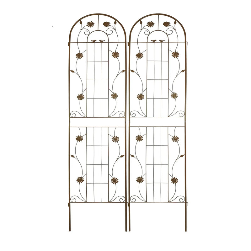 Metal Garden Trellis Rustproof Trellis For Climbing Plant Outdoor Flower Support by Unique Piece Furniture