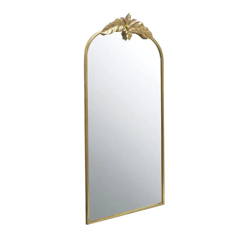 Arched Wall Mirror With Metal Frame, Wall Mirror For Living Room by Unique Piece Furniture