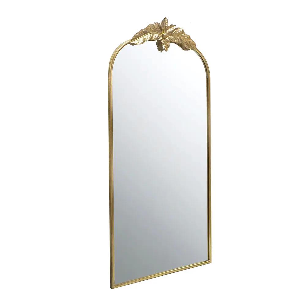 Arched Wall Mirror With Metal Frame, Wall Mirror For Living Room by HouseOfZazla