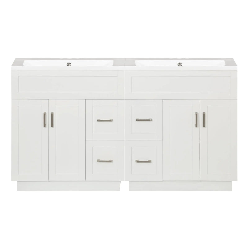 Bathroom Vanity With 2 Doors, 2 Drawers, Adjustable Shelf, Hidden Slides & Soft Close Hinges by Unique Piece Furniture