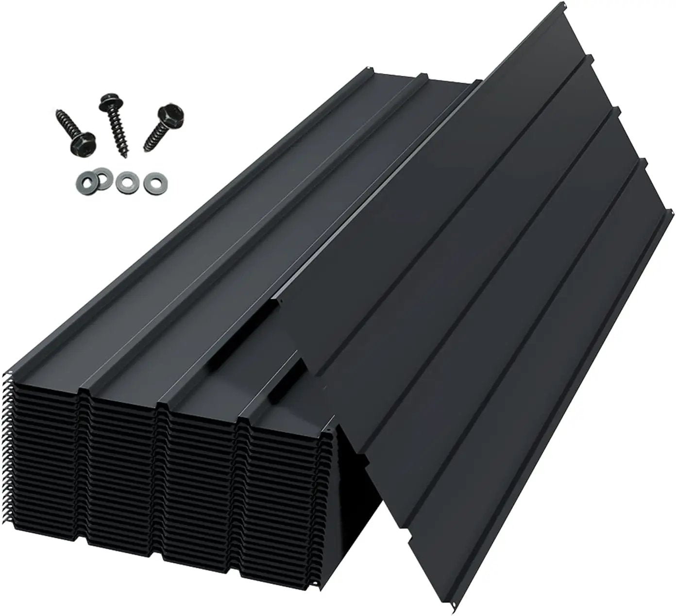 20 PCS Metal Roofing Panels, Galvanized Steel, Waterproof, Heavy Duty by HouseOfZazla