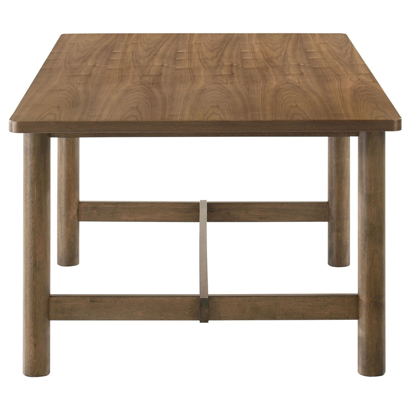 Crestmore 71-inch Rectangular Wood Dining Table Walnut by Unique Piece Furniture