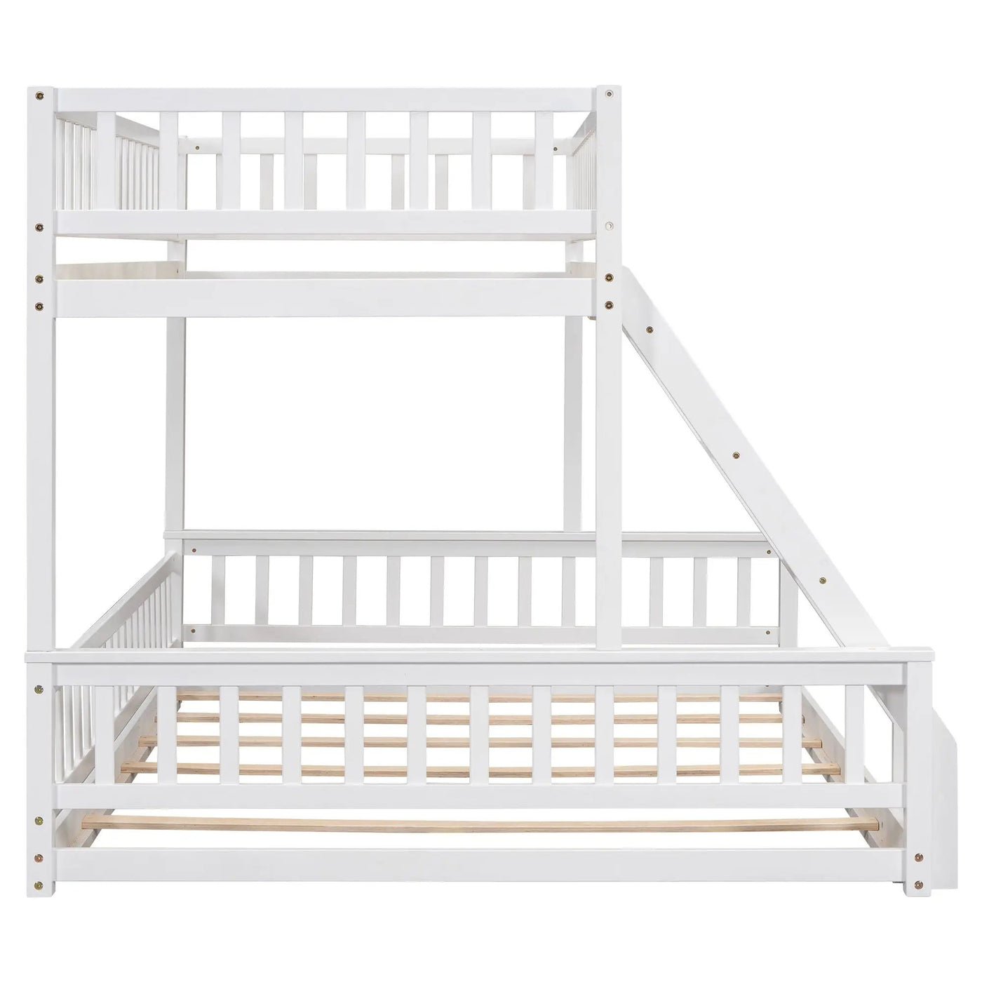 Bunk Bed With Ladder And Guardrails by HouseOfZazla