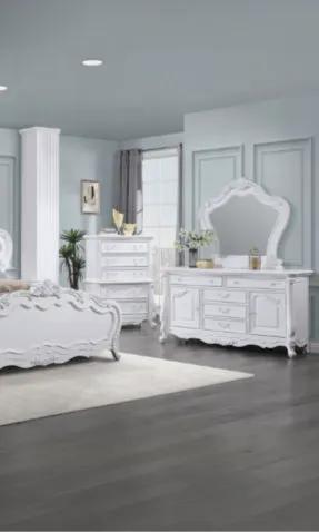 Latisha Mirror in White by HouseOfZazla