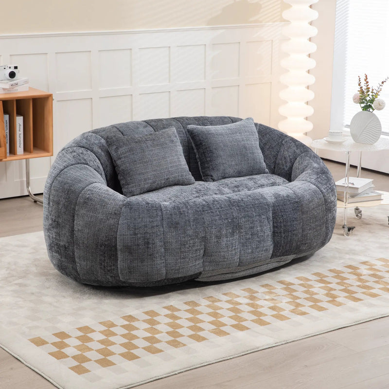 Bean Bag Lazy Sofa Durable Comfort Lounger by BLAKHOM