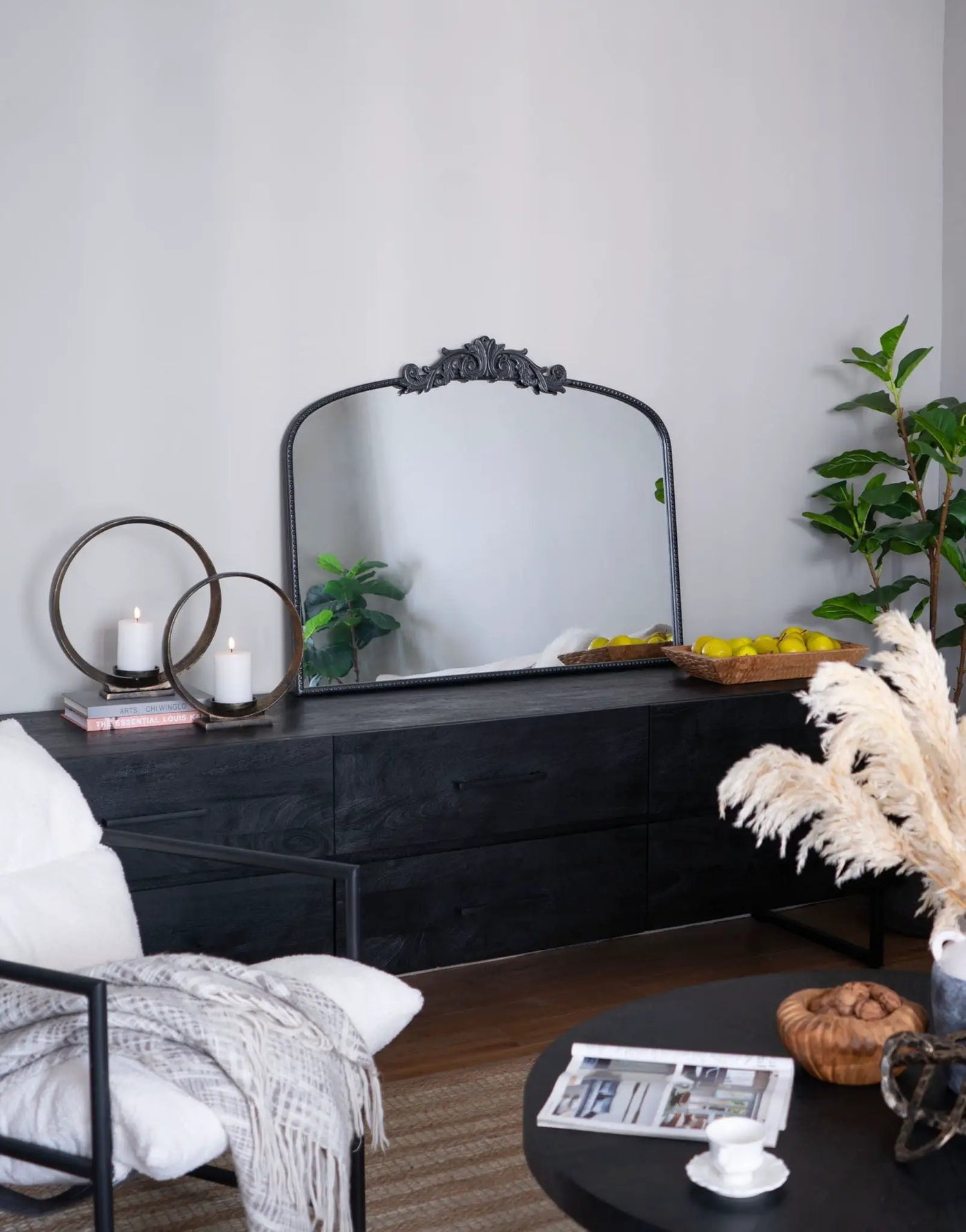 Arch Mirror, Baroque Inspired Wall Decor For Bathroom, Bedroom, Living Room by HouseOfZazla