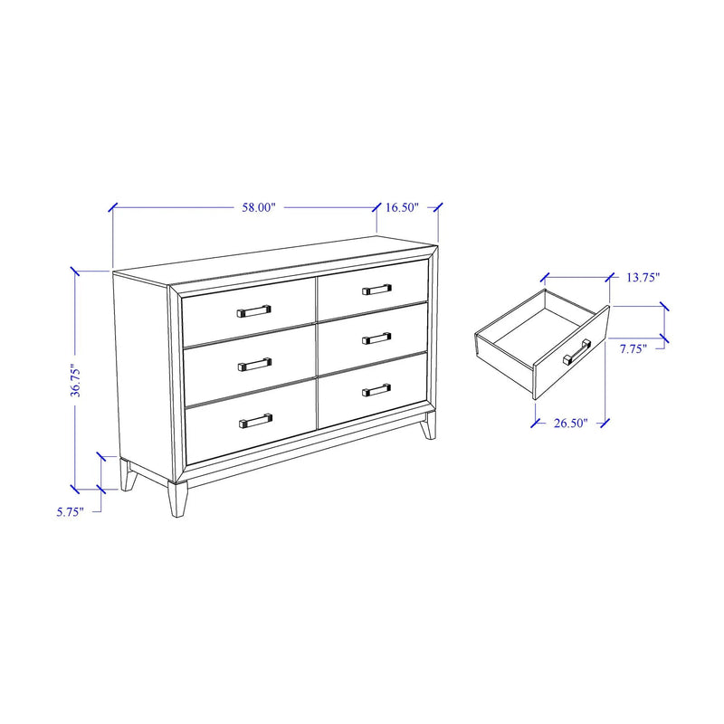 Mirage - 5 Piece Bedroom Set