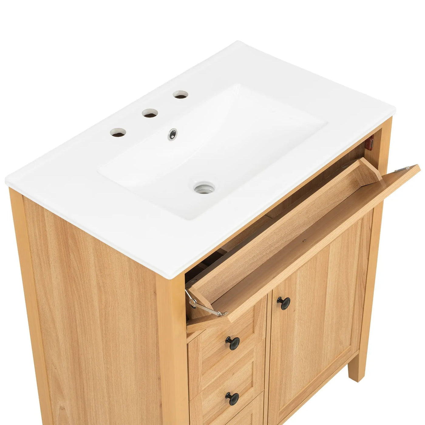 Bathroom Vanity With Sink, Soft Closing Cabinet by HouseOfZazla