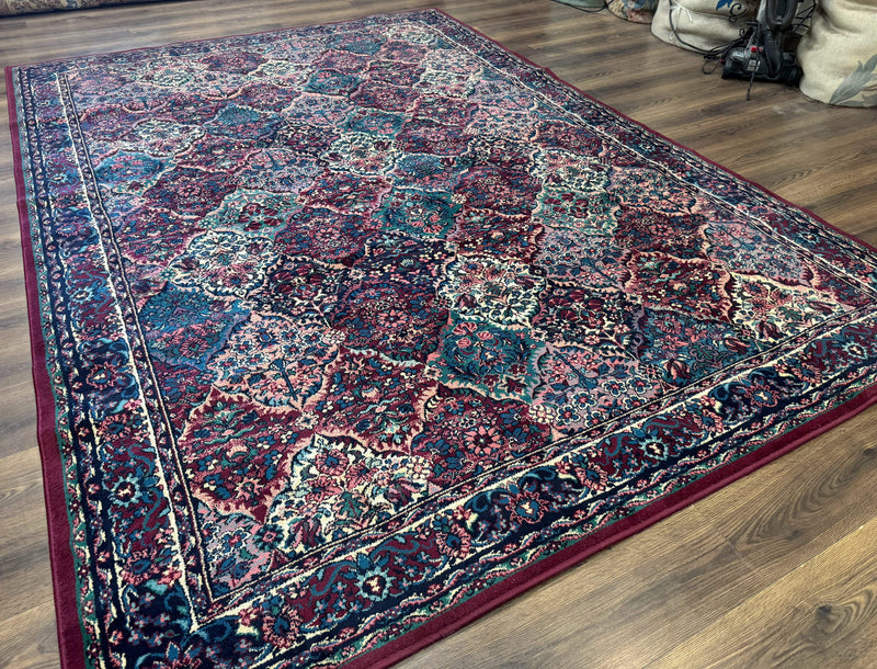 Multicolor Panel Kirman Rug 8x11 by Jewel Rugs