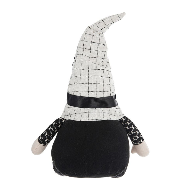 Black Sitting Gnome With Spider Hat – Halloween Decor Set of 2, photo 10 of 15