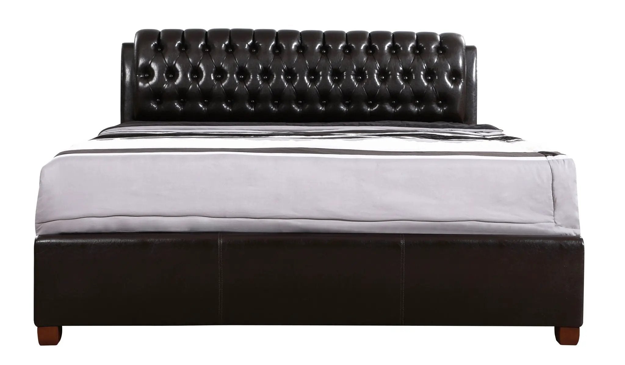 Marilla - King Bed - Dark Brown by HouseOfZazla
