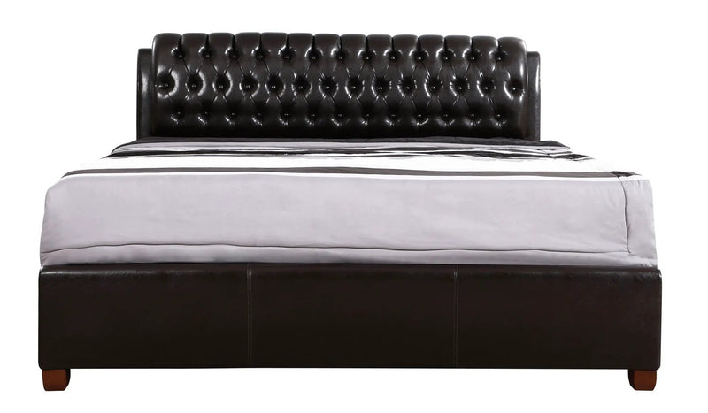 Marilla - King Bed - Dark Brown by HouseOfZazla