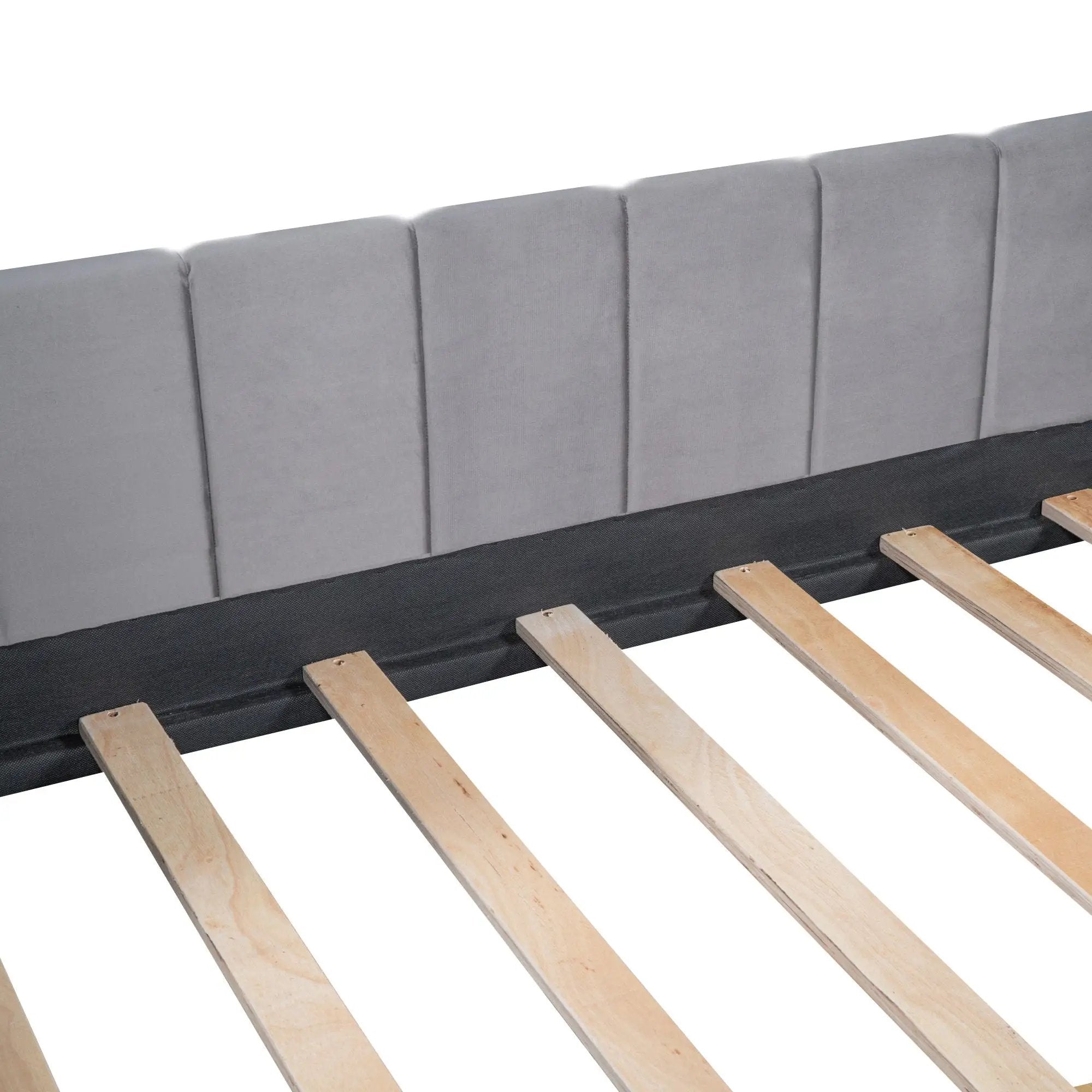 Upholstered Daybed With Ergonomic Design Backrest by HouseOfZazla