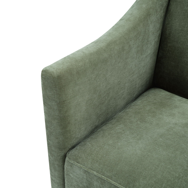 Barrel Accent Chair With Enclosed Arms by HouseOfZazla