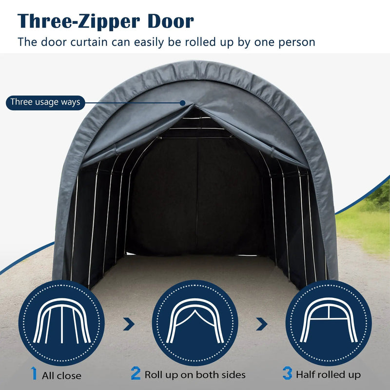 Heavy-Duty 12x20 FT Carport Canopy by HouseOfZazla