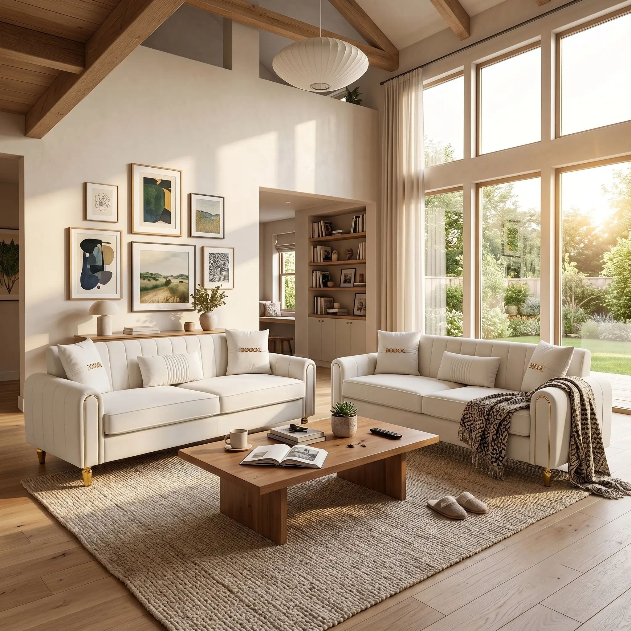 FX-P11-CW-2PC Sofa Modern by HouseOfZazla