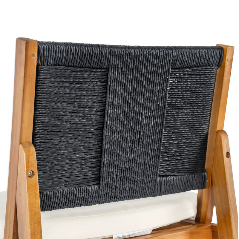 Outdoor Acacia Wood Bar Stools (Set of 2) by HouseOfZazla