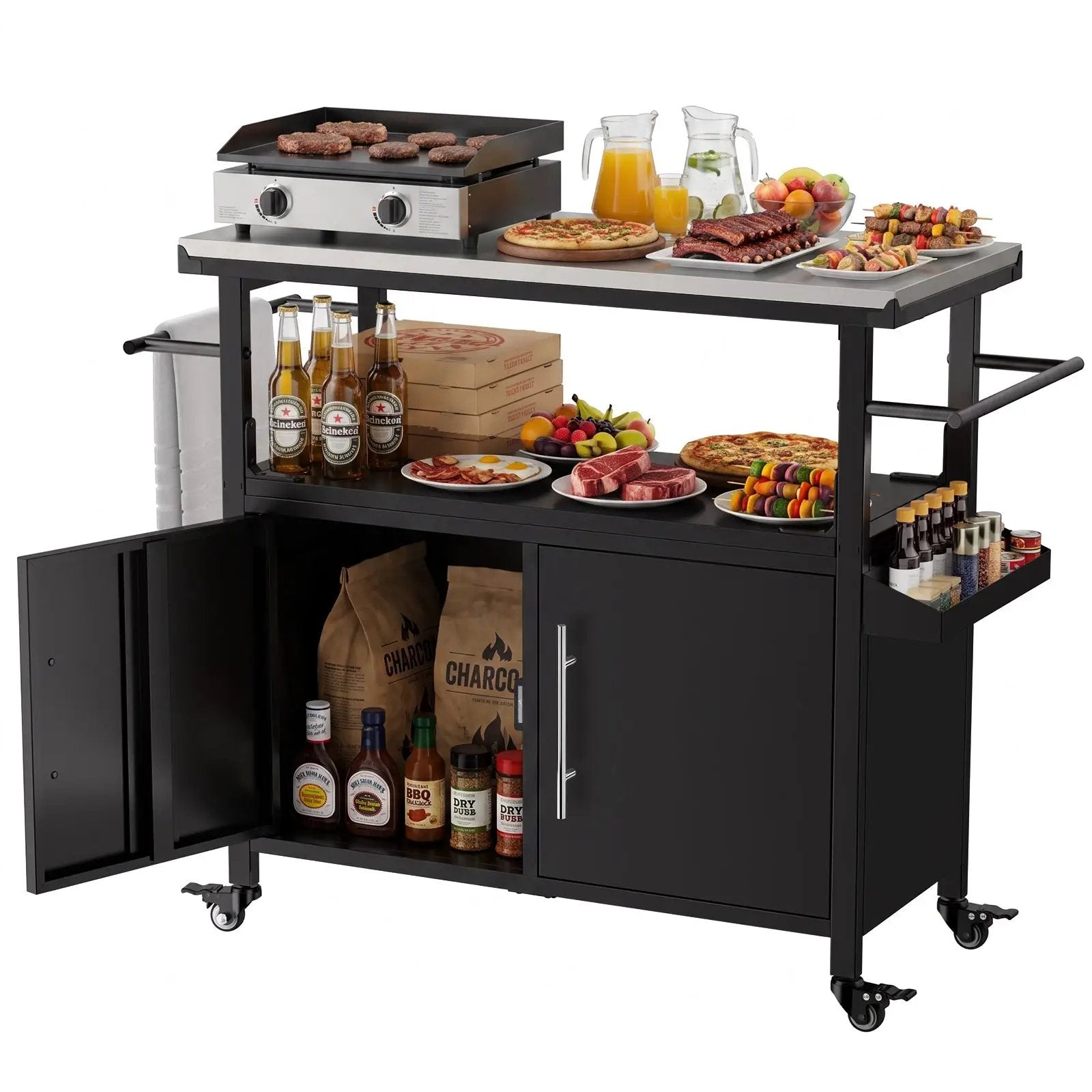 Outdoor Grill Cart with Patio Furniture by HouseOfZazla
