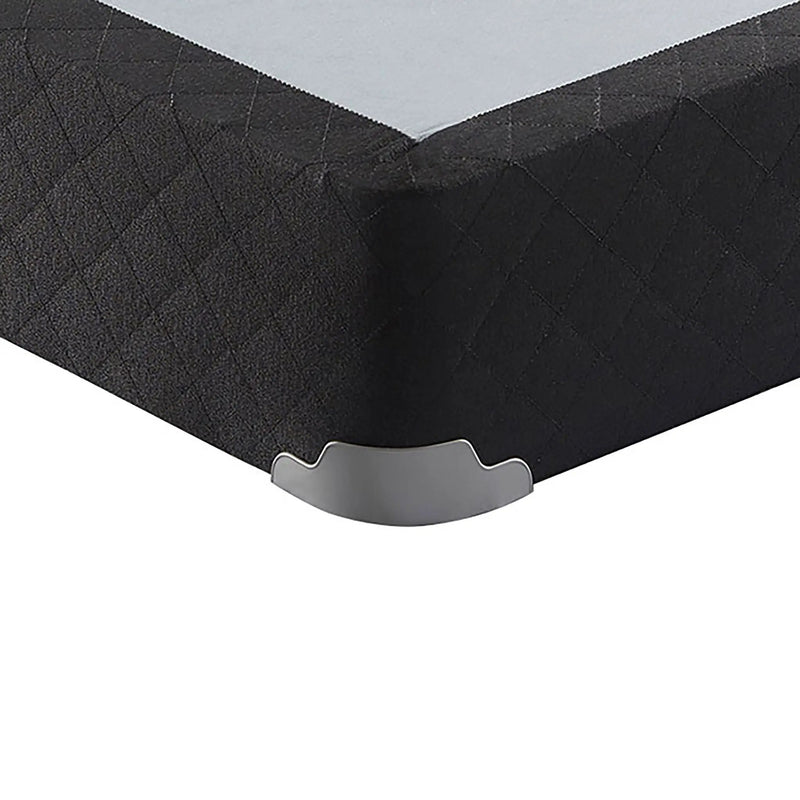 Maynard - Twin Standard Box Spring Foundation With Reinforced Support And Breathable Design - Gray by HouseOfZazla