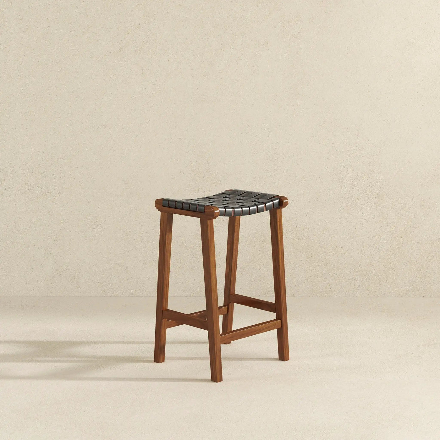 James - Mid-Century Modern Genuine Counter Stool by Unique Piece Furniture