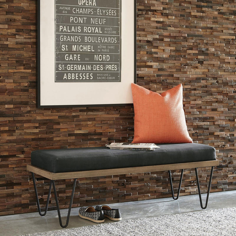 Upholstered Bench - Dark Blue by HouseOfZazla