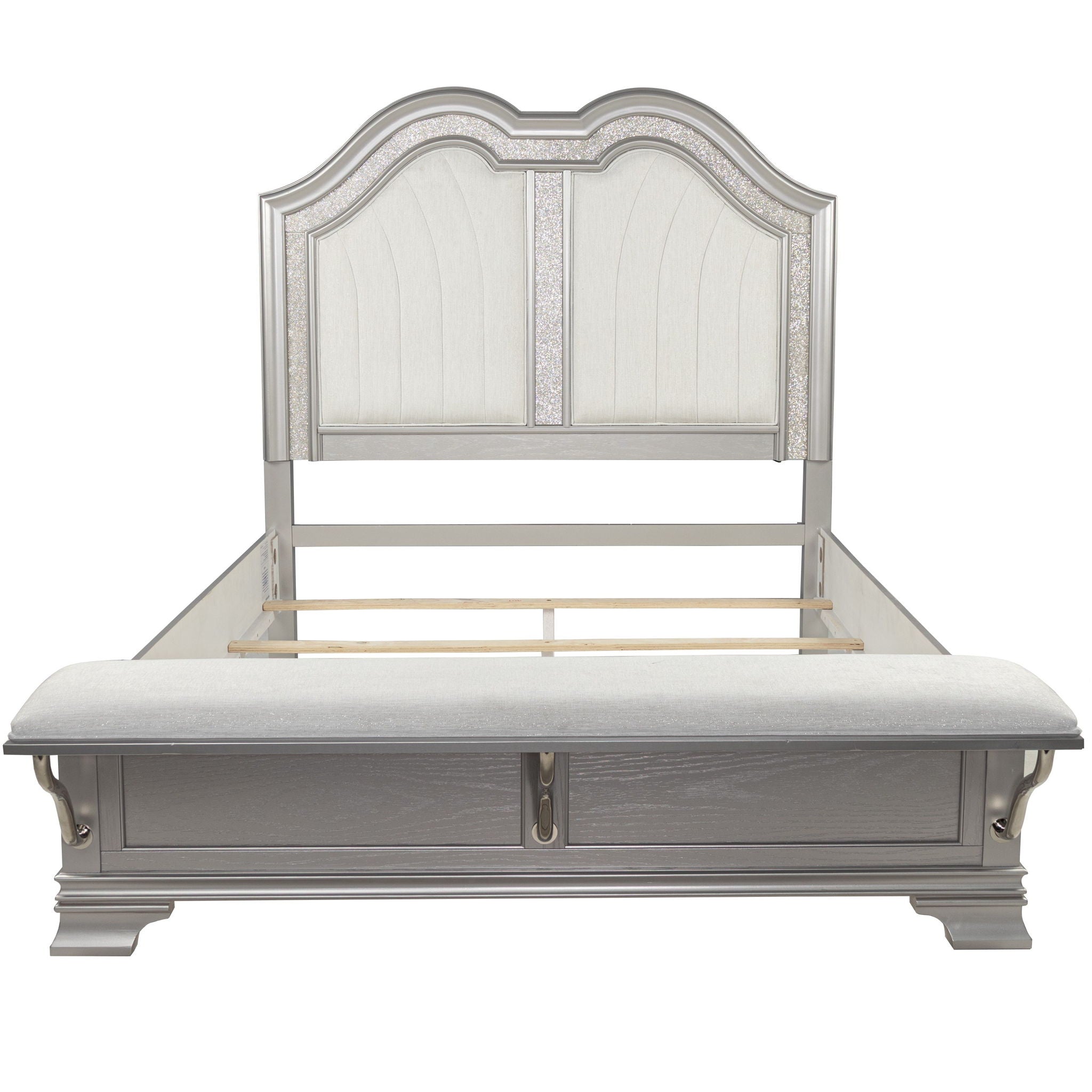 3 Piece Bedroom Set With Elegant Bed, 2 Nightstands by HouseOfZazla