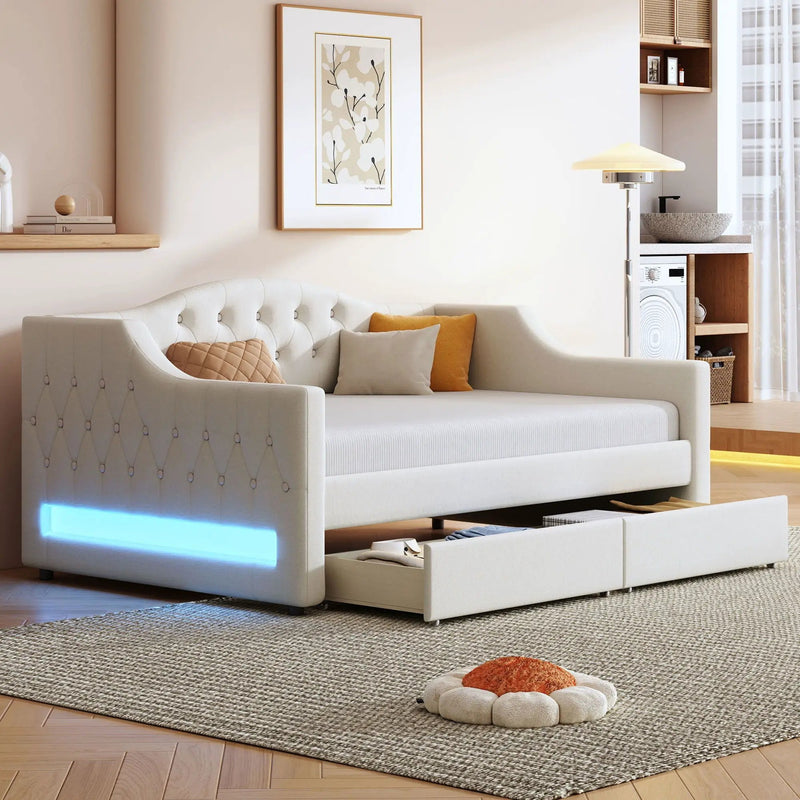Daybed With LED Belt by Unique Piece Furniture