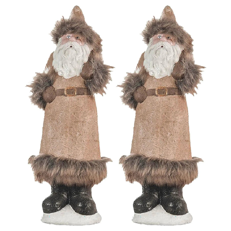 Christmas Gnomes Decorations, Christmas Table Home Ornaments For Holiday Party Gifts (Set of 2) - Beige / White by Unique Piece Furniture
