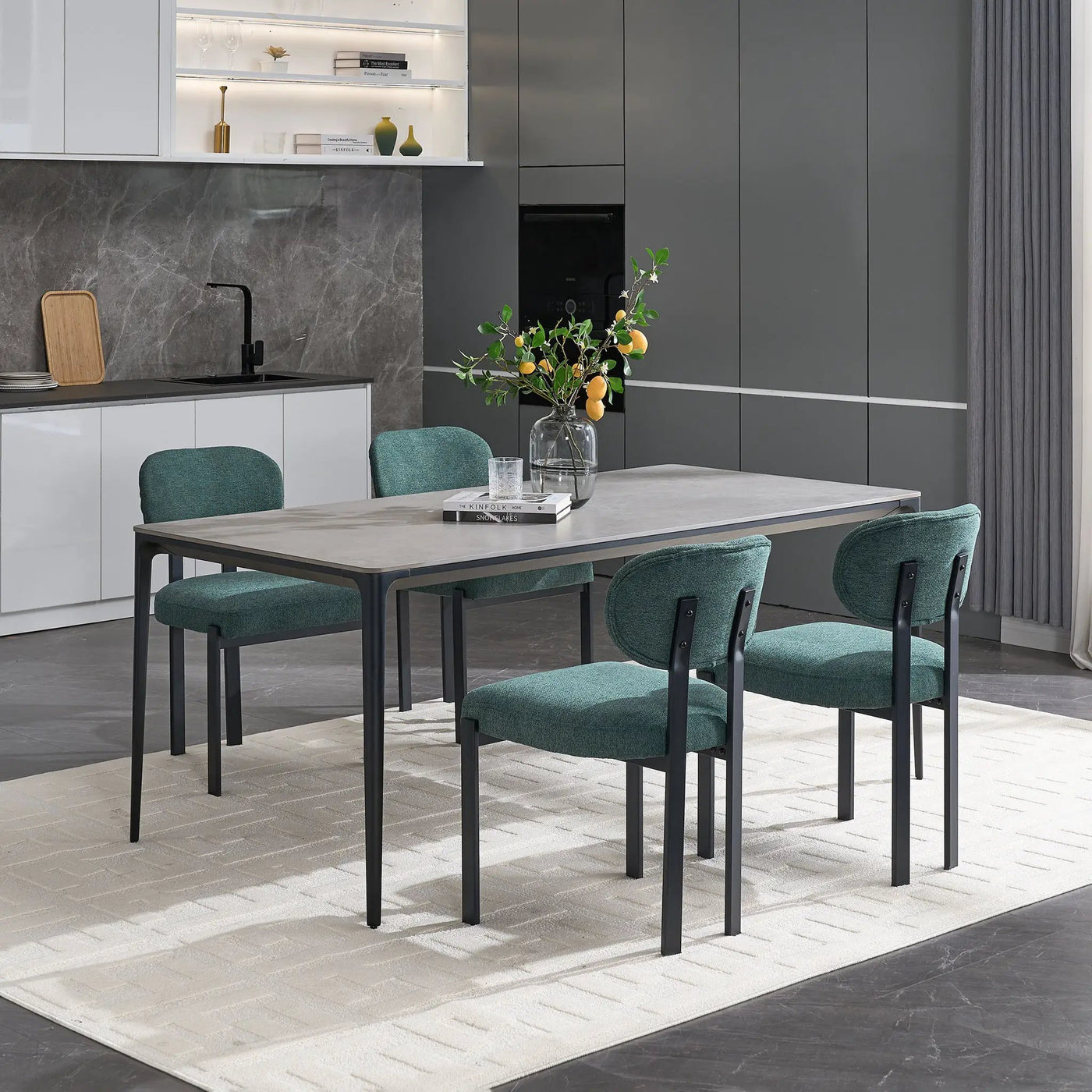 Dining Armless Chairs (Set of 2) by HouseOfZazla