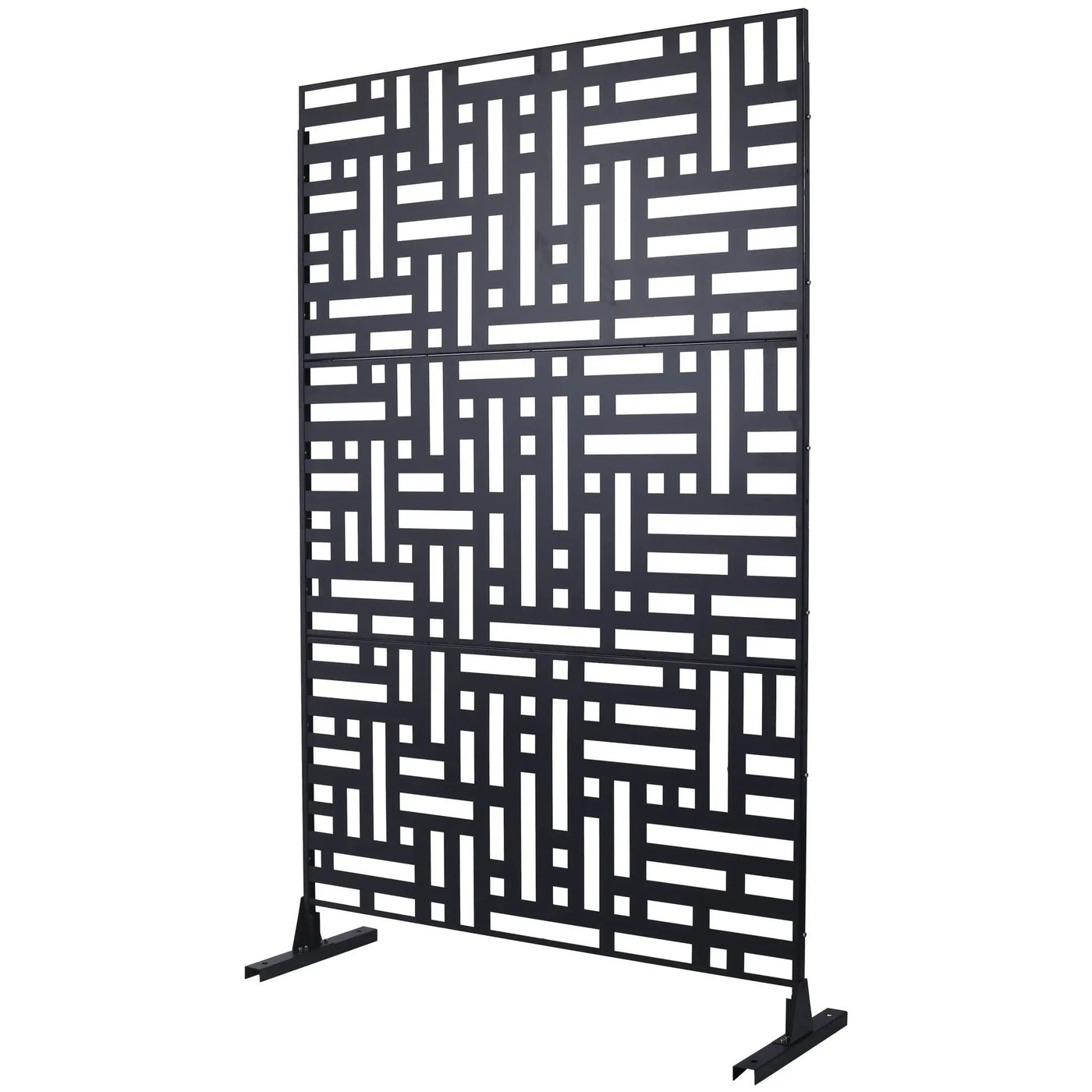 Decorative Freestanding Metal Privacy Screen For Indoor & Outdoor Use by HouseOfZazla