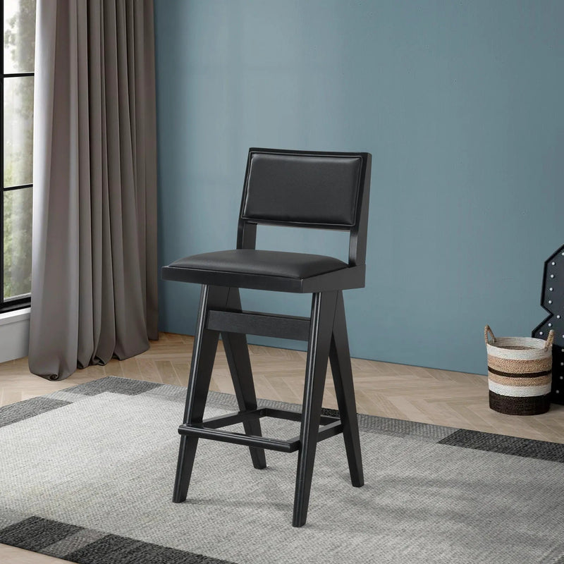 Keira - Bar Stool (Set of 2) - Black by HouseOfZazla