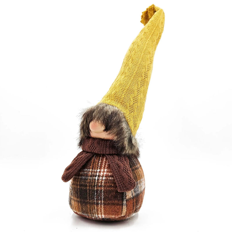 Gnomes Decorations, For Fall Thanksgiving Table Decorations (Set of 2) - Brown / Yellow by HouseOfZazla