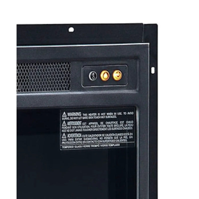 Electric Fireplace With Remote Control For Indoor Heating - Black by HouseOfZazla