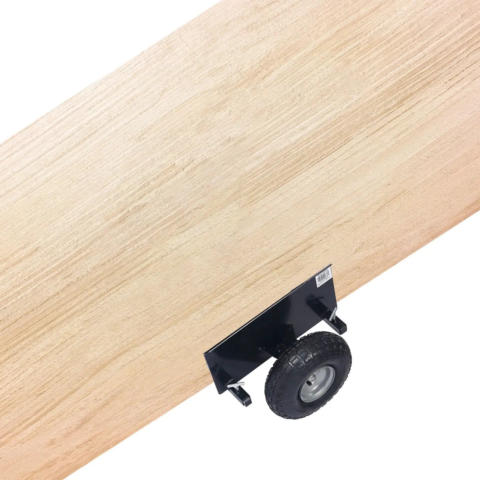 Heavy Duty 600Lb Panel Dolly With 10In. Pneumatic Wheels Alloy Steel - Black by HouseOfZazla