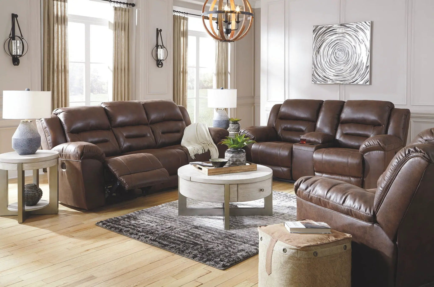 Stoneland - Power Reclining Living Room Set by Unique Piece Furniture