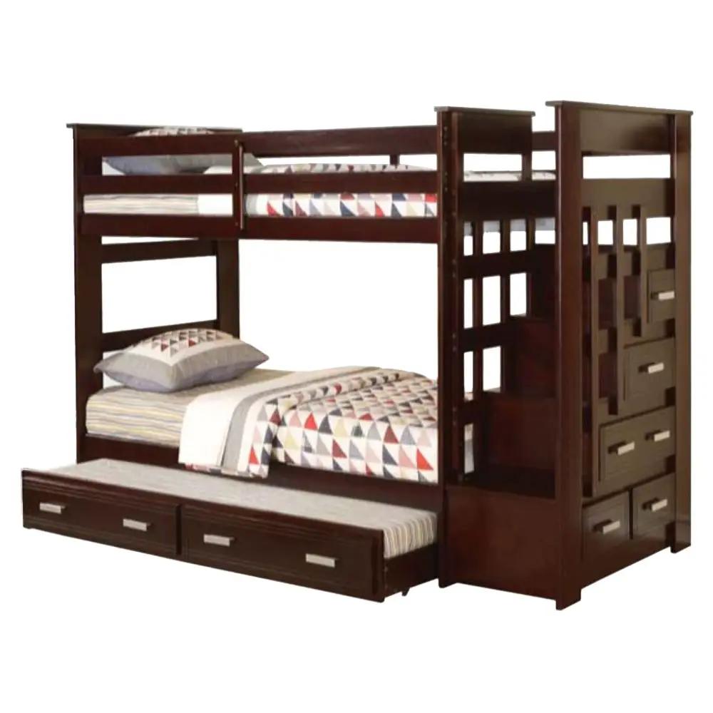 Allentown - Bunk Bed w/Storage Ladder & Trundle by Unique Piece Furniture