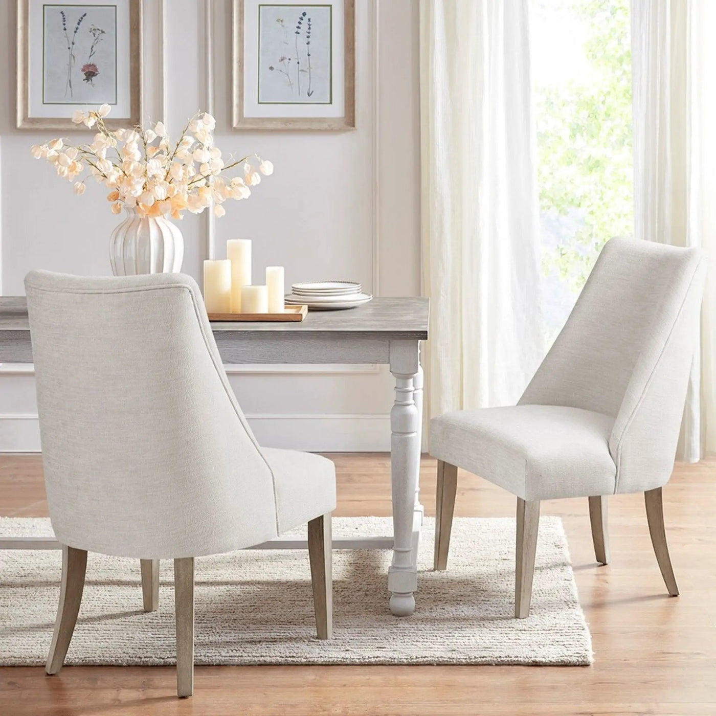 Comfortable Dining Chair Upholstered (Set of 2) by HouseOfZazla