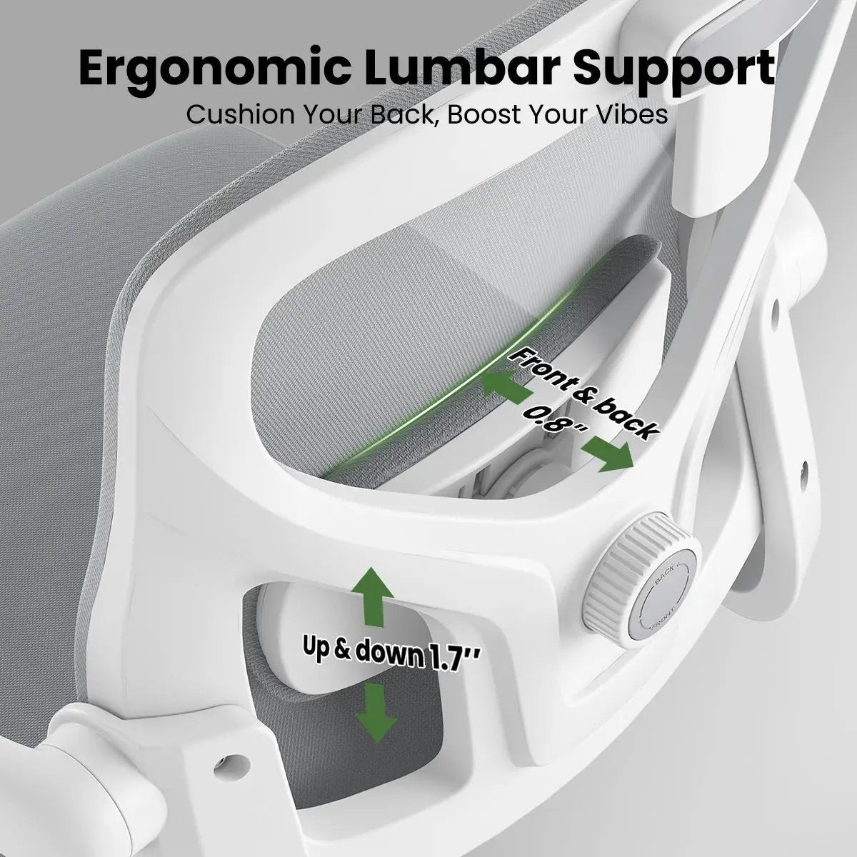 Ergonomic Office Chair with Headrest and Lumbar Support by HouseOfZazla