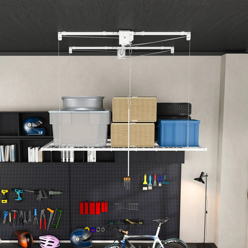 Overhead Garage Storage Rack - 4x8 FT by HouseOfZazla