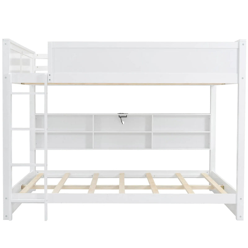 Bunk Bed With Storage Cabinets And USB Ports by Unique Piece Furniture