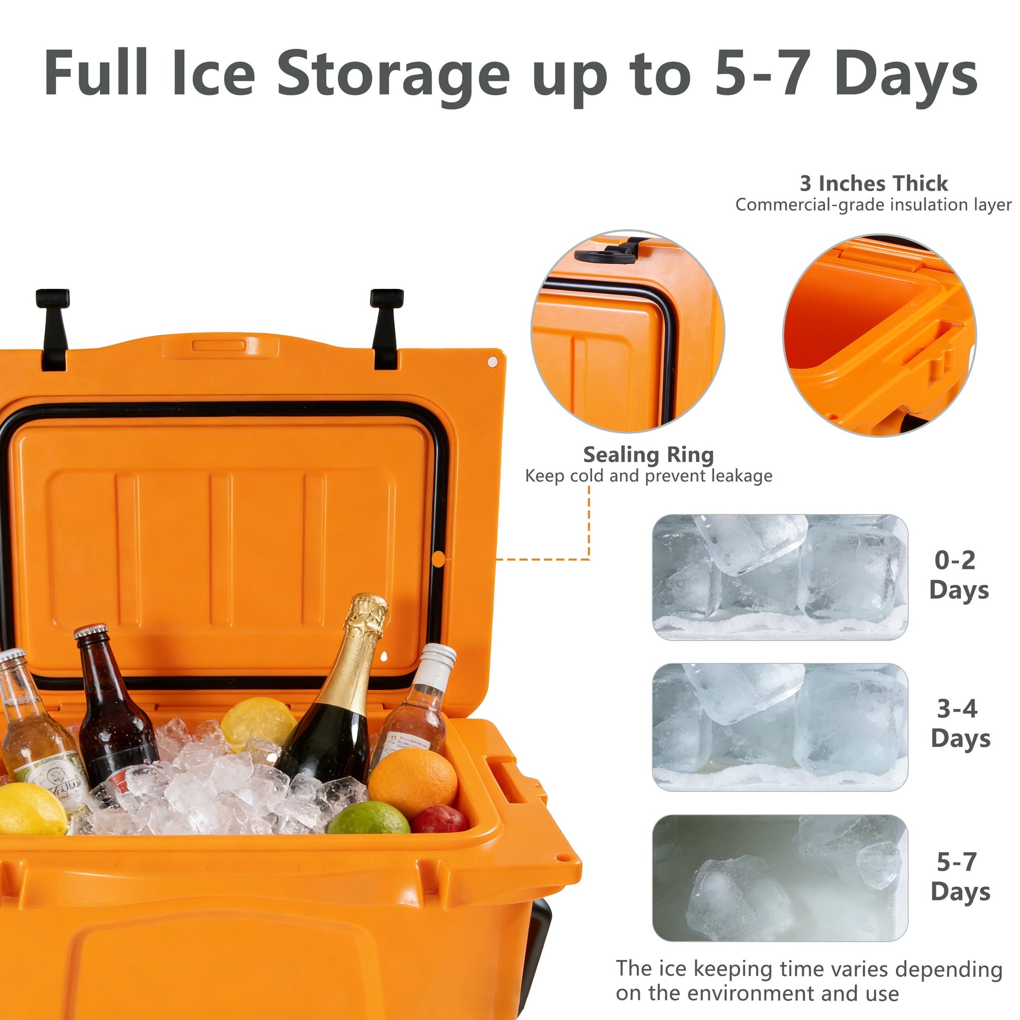 25QT Portable Cooler with Extended Ice Retention by HouseOfZazla