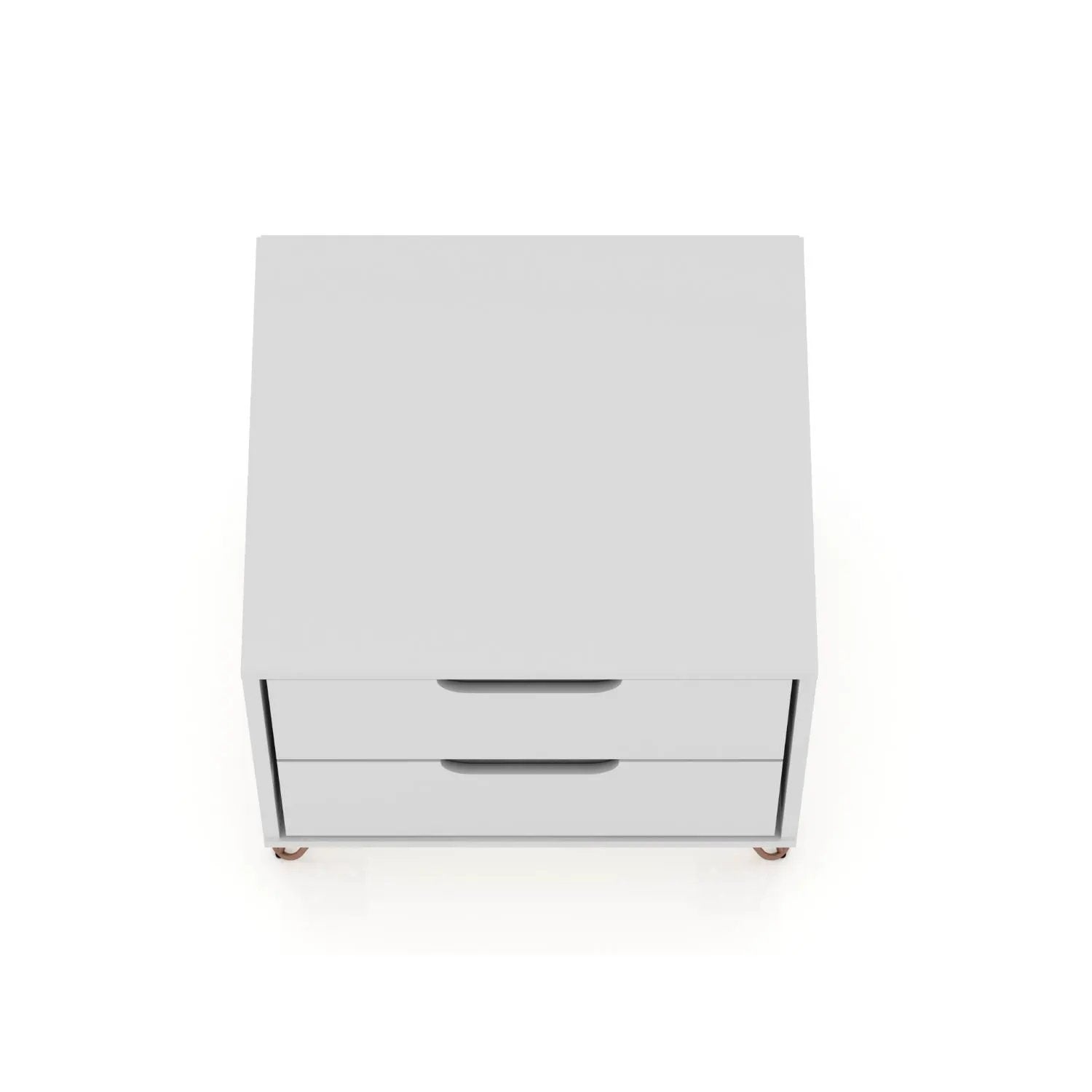 Rockefeller - Nightstand With 2 Drawers - White by HouseOfZazla