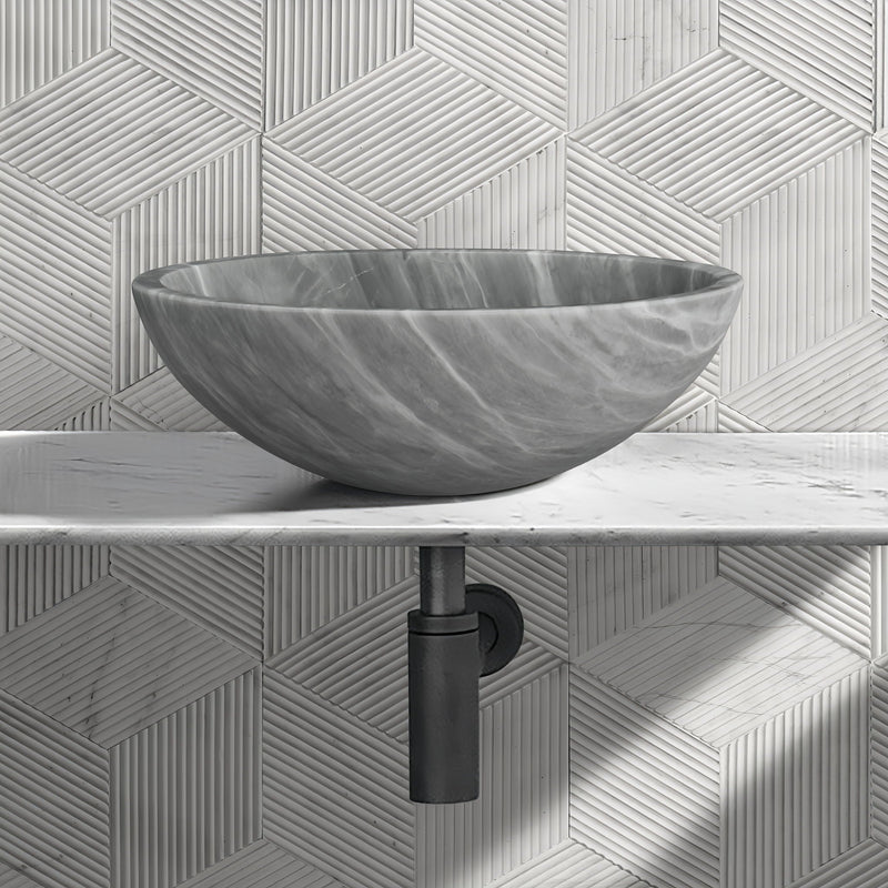 Bathroom Vessel Sink, Circular Design by HouseOfZazla