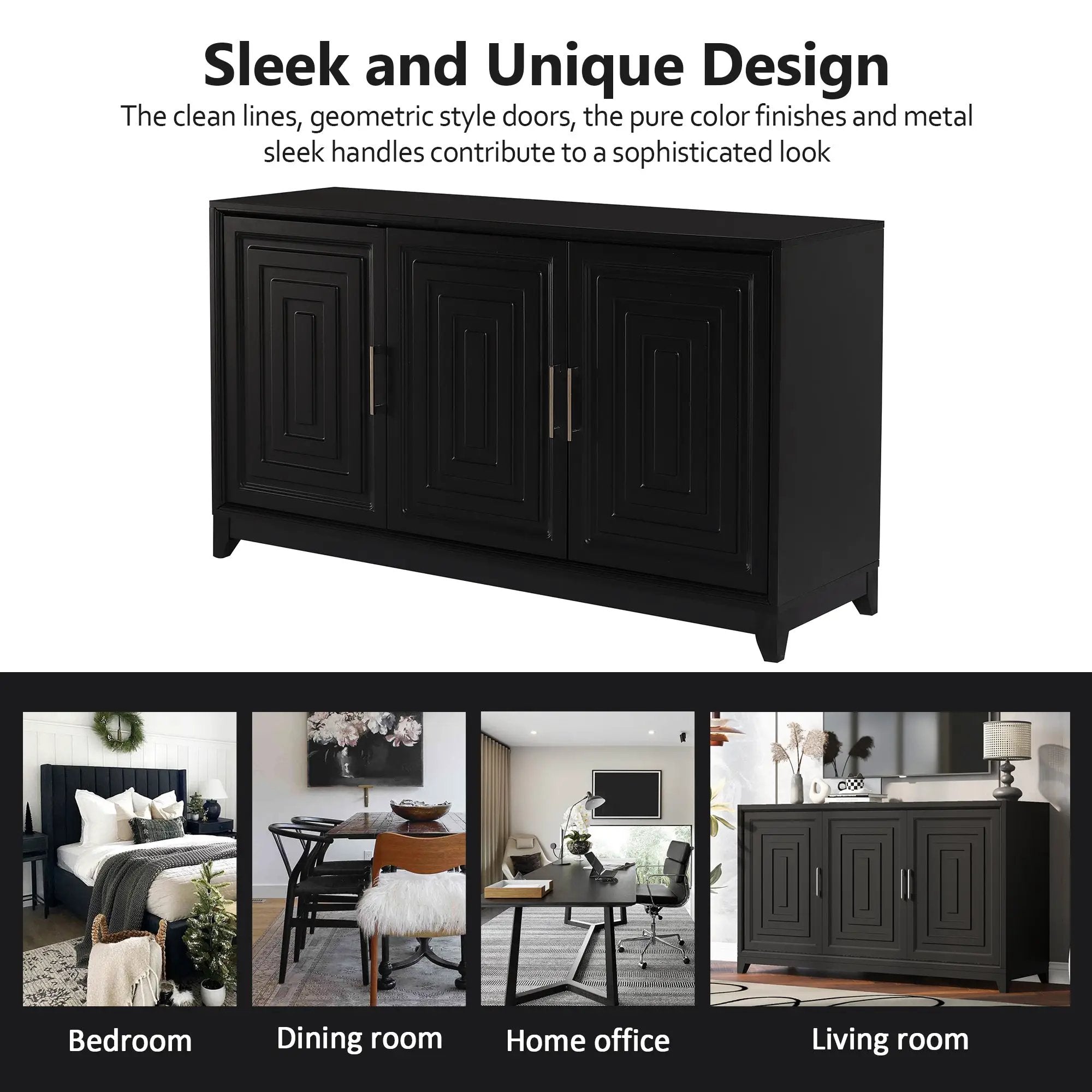 Vibe Haus TV Stand for TVs Up to 65 Inches by HouseOfZazla