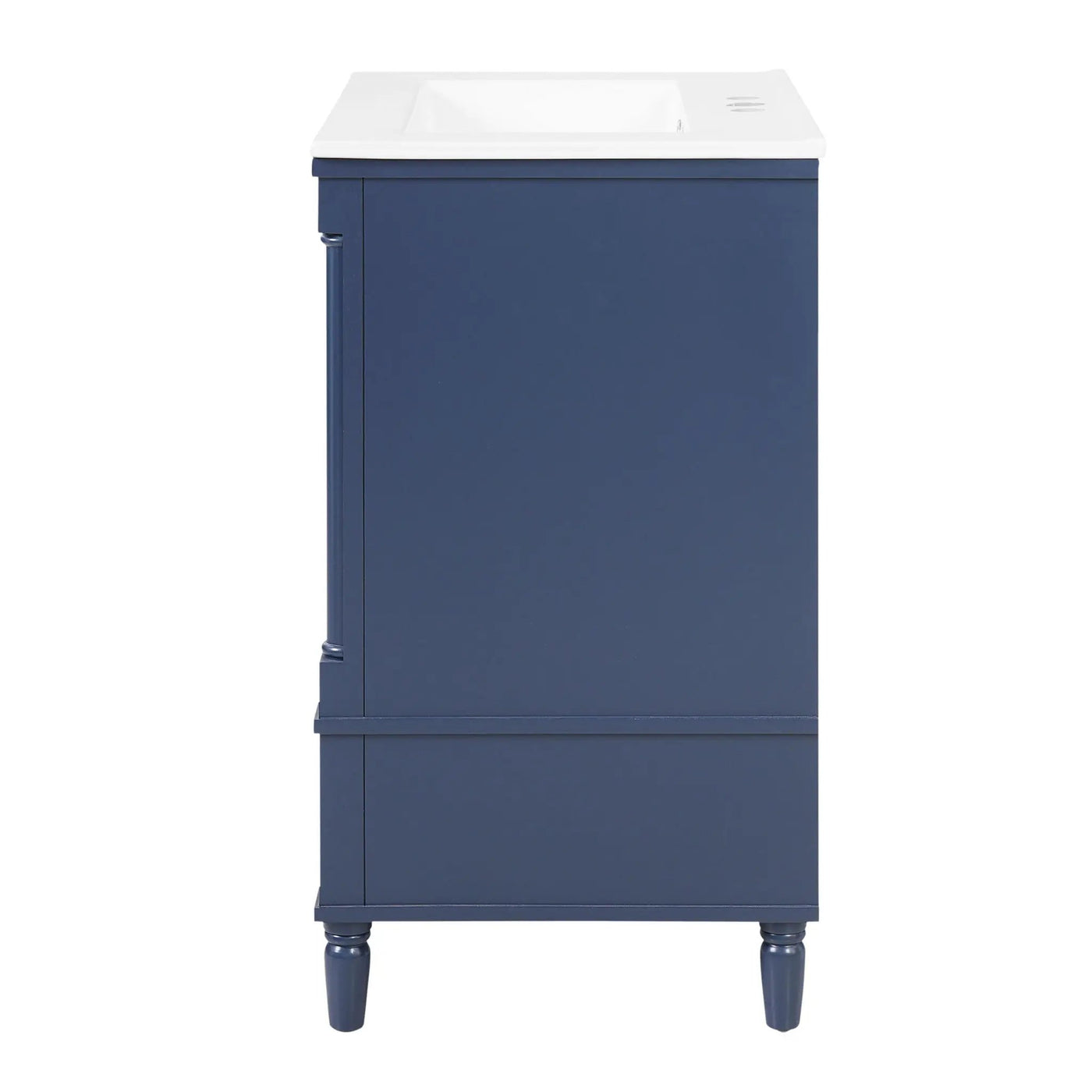 Bathroom Vanity With Ornate French Cylinder Legs, Soft Close Drawer by HouseOfZazla