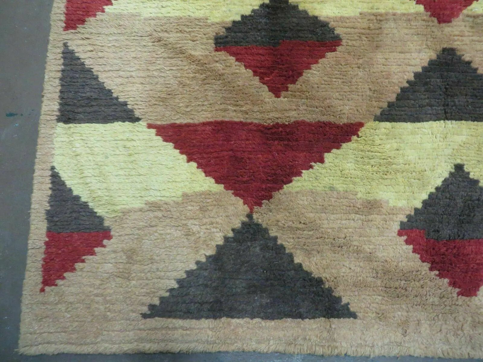 6' X 8' Handmade Tibetan Nepal Chinese Wool Rug Art Deco Contemporary Modern by Jewel Rugs